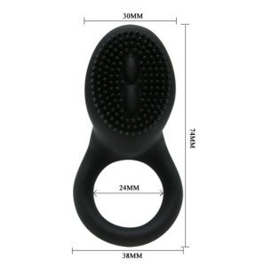 Pretty Love Cobra vibrierender Penisring – schwarze Cobra – Bild 5
