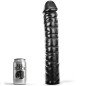 All Black geribbelde dildo 38 cm van PVC voor vaginaal en anaal gebruik – foto 1 All Black geribbelde dildo 38 cm van PVC voor vaginaal en anaal gebruik – foto 1