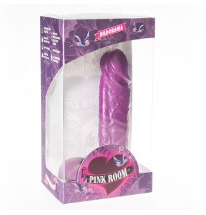 Amadeo – realistyczne dildo z przyssawką, liliowe, 15,5 cm – zdjęcie 2