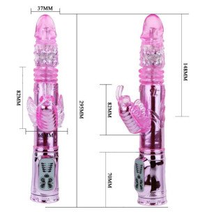 BAILE oplaadbare roterende vibrator met bolvormige stimulator – foto 6
