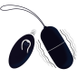 Black Remote-Controlled Vibrating Egg 32 mm – image 1