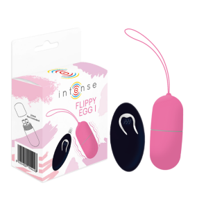 Intense Flippy I Vibrations-Ei mit Fernbedienung, rosa, 32 mm