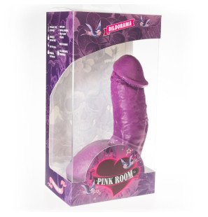Gode réaliste Elian avec ventouse, violet, 17,5 cm – photo 2