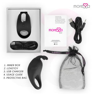 MORESSA Brad oplaadbaar siliconen speeltje 39 mm – foto 6