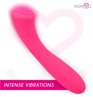 MORESSA Celso ładowany masażer silikonowy duo 16 cm – zdjęcie 1