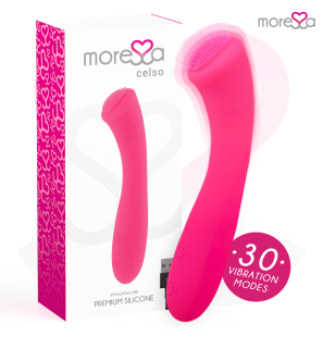 MORESSA Celso ładowany masażer silikonowy duo 16 cm – zdjęcie 2