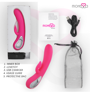 MORESSA Klitorisstimulator mit Saug- und kräftiger Vibrationsstimulation – Bild 6
