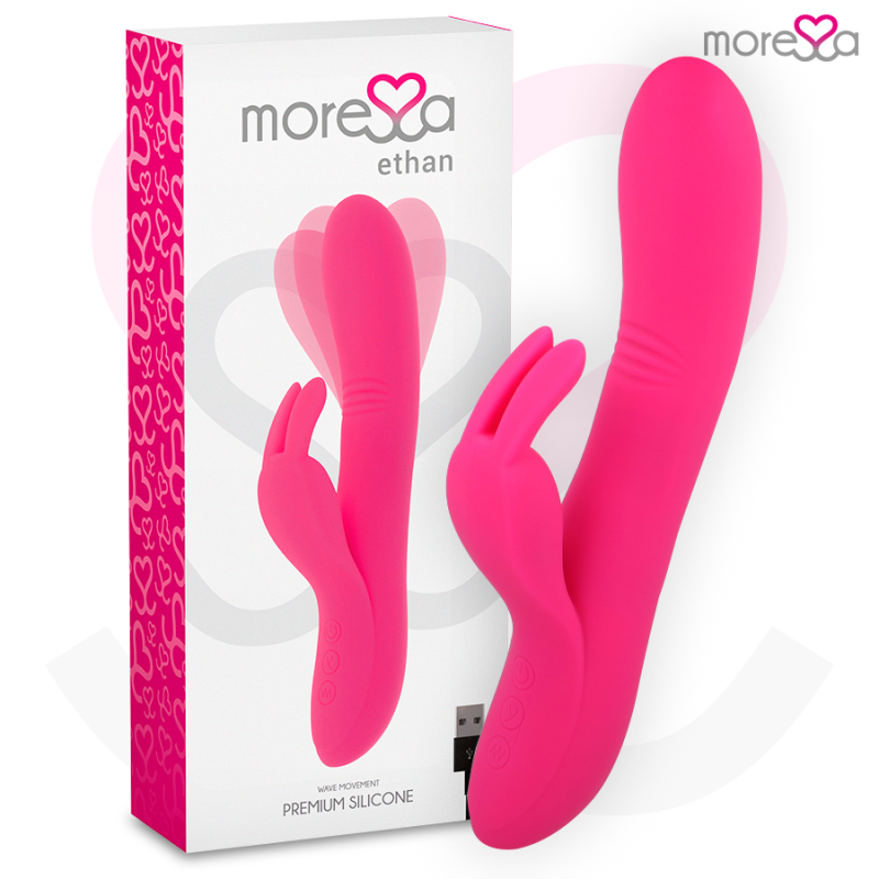 MORESSA Ethan Wave Effect Rechargeable Silicone Vibrator 35 mm – image 1
