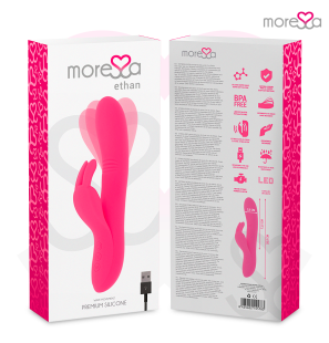 MORESSA Ethan Wave Effect oplaadbare siliconen vibrator 35 mm