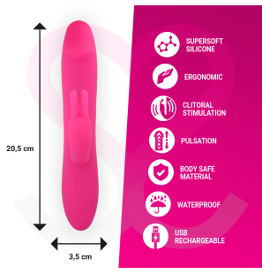 MORESSA oplaadbare vibrator met krachtige vibratie en op-en-neerbeweging – foto 4