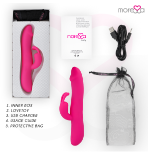 MORESSA aufladbarer Vibrator mit starker Vibration und Auf-und-ab-Bewegung – Bild 6