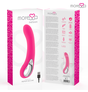 MORESSA Nelson aufladbares Silikon-G-Punkt-Massagegerät 35 mm – Bild 7