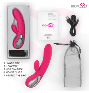 MORESSA Troy Gy-Spot Klitorismassager aus Silikon, wiederaufladbar – Bild 6