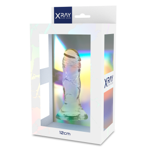 Transparenter Dildo X RAY 12 cm mit Saugnapfbasis – Bild 2