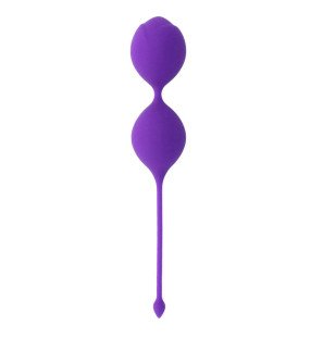INTENSE Kisha Fit, silikonowy stożek dopochwowy, 20 cm, liliowy – zdjęcie 2