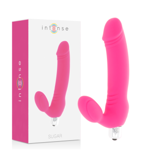 Silicone vibrator with seven speeds in fuchsia, 17,5 cm – image 1