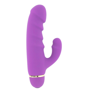 Vibromasseur en silicone lilas, 20 vitesses et 17,5 cm – photo 2