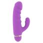 Vibromasseur en silicone lilas, 20 vitesses et 17,5 cm – photo 2