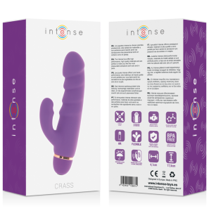 Vibromasseur en silicone lilas, 20 vitesses et 17,5 cm – photo 6