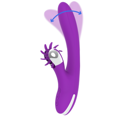 Rabbit vibrator 24 cm met roterende stimulatie