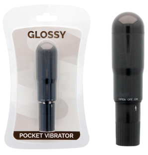 Glossy – vibromasseur de poche noir 25 mm, compact – photo 1