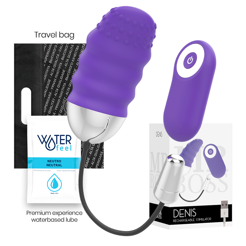 MR. BOSS Denis Egg remote-controlled vibrator 7,5 cm – image 1