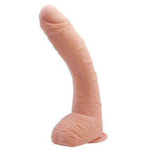 Realistic suction cup dildo, 27 cm, soft TPR – image 1