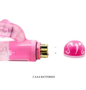 BAILE multi-speed vibrator with pink stimulator – image 6