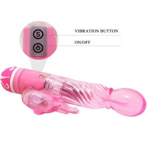BAILE multi-speed vibrator with pink stimulator – image 7