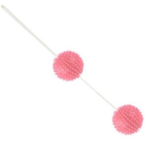 Roze getextureerde vaginale balletjes Baile 3,6 cm – foto 1