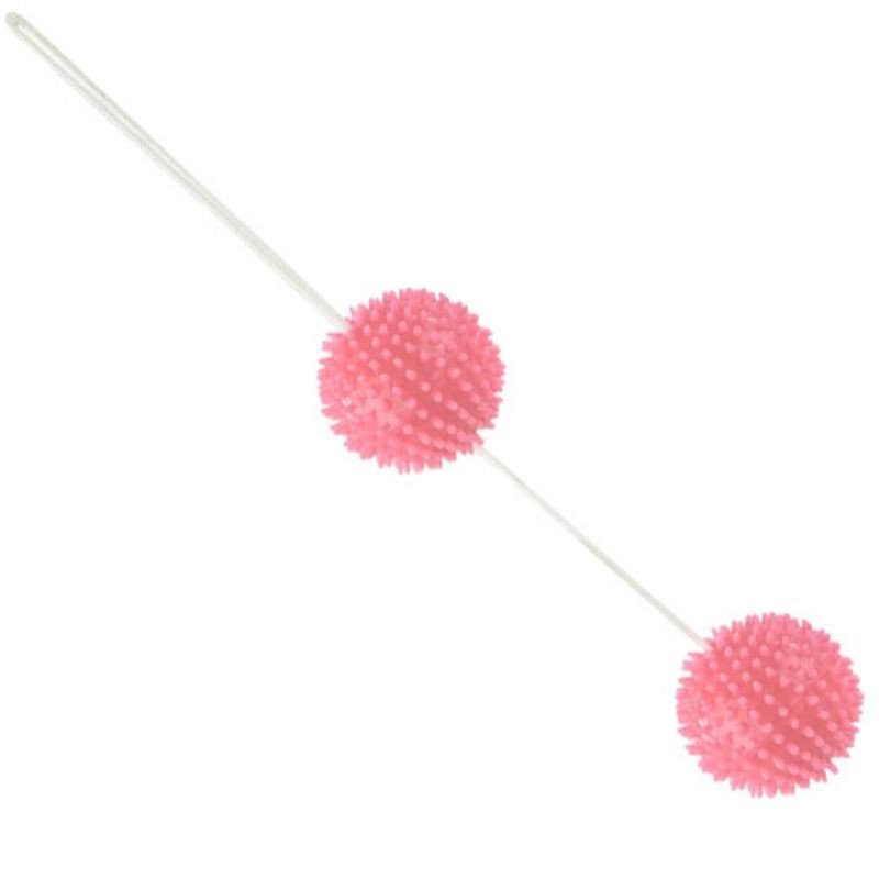 Roze getextureerde vaginale balletjes Baile 3,6 cm – foto 1 Roze getextureerde vaginale balletjes Baile 3,6 cm – foto 1