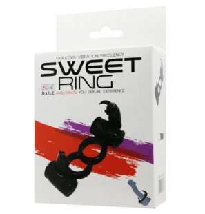 BAILE vibrating penis ring with dual rabbit stimulation – image 5