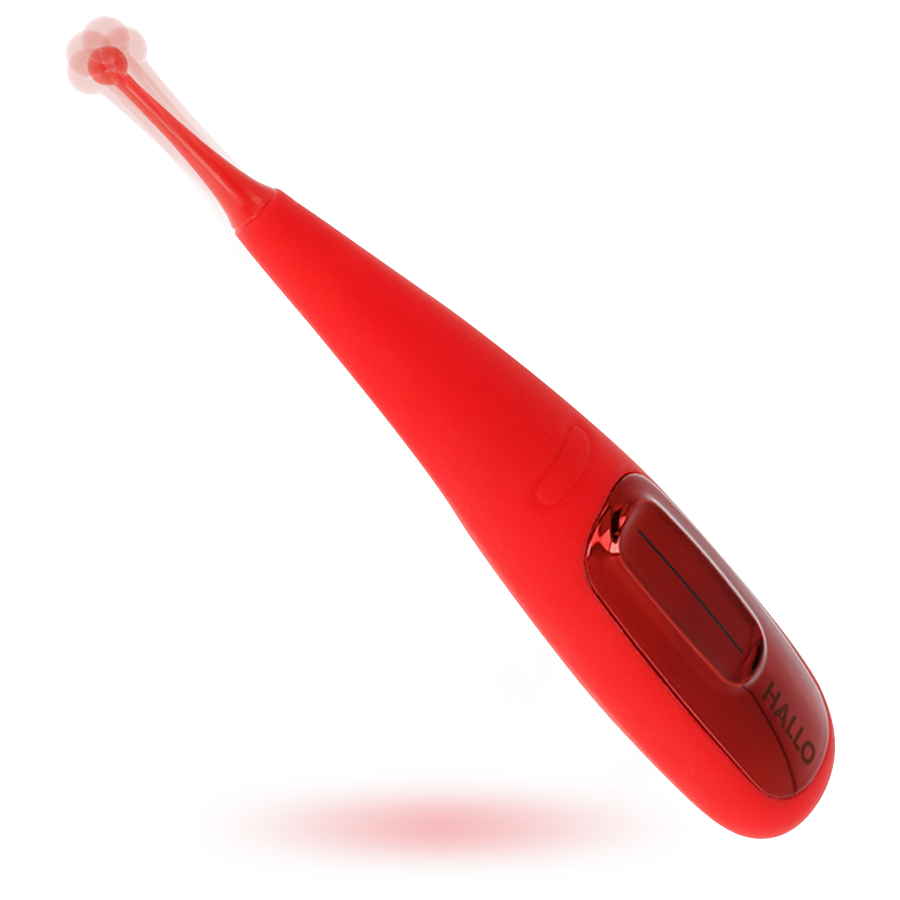 Vibromasseur rouge HALLO Focus Touch pour la stimulation clitoridienne – photo 1