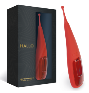 Vibromasseur rouge HALLO Focus Touch pour la stimulation clitoridienne – photo 4