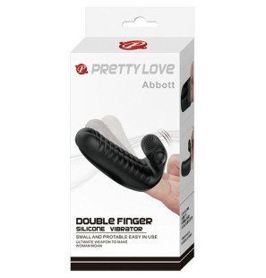 Pretty Love Abbott czarna nakładka stymulująca na palec – zdjęcie 6