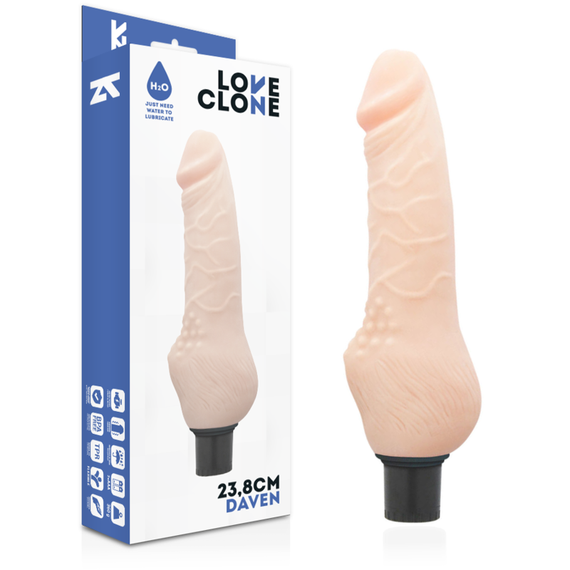 LOVECLONE realistic dildo with self-lubricating function 23,8 cm – image 1