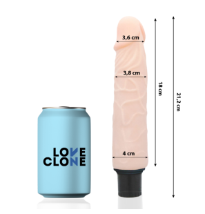 LOVECLONE Finn zelfsmerende vibrator 21,2 cm met 3,8 cm diameter – foto 2