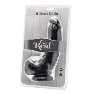 Get Real realistischer Dildo 20,5 cm mit schwarzen Hoden – Bild 2