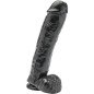 Get Real realistischer Dildo 28 cm mit schwarzen Hoden – Bild 1