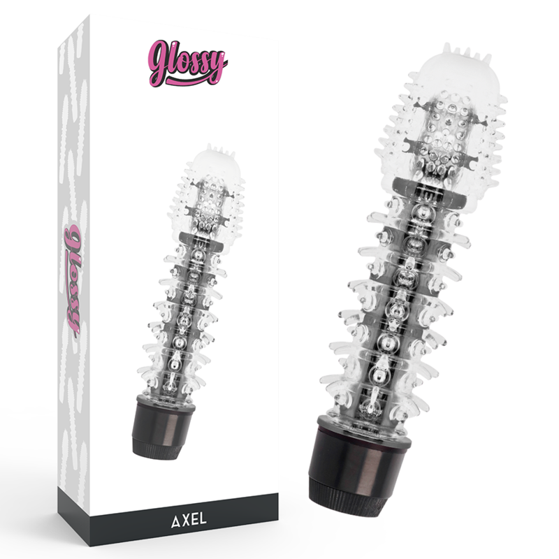 GLOSSY Axel black vibrator 14 cm – image 1 GLOSSY Axel black vibrator 14 cm – image 1