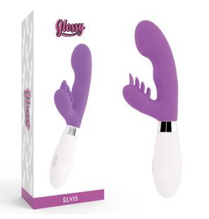 Lilac rabbit vibrator, 12 cm, for intimate wellness – image 1