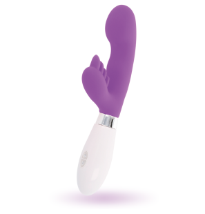 Vibromasseur rabbit lilas de 12 cm pour le bien-être intime – photo 2