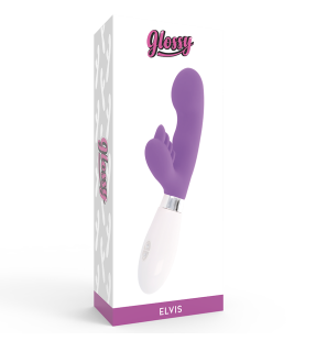 Lilac rabbit vibrator, 12 cm, for intimate wellness – image 7