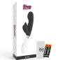 GLOSSY Black Rabbit Vibrator, 12 cm – image 5 GLOSSY Black Rabbit Vibrator, 12 cm – image 5