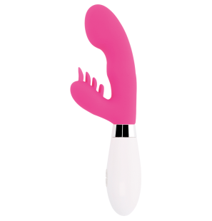 GLOSSY Pink Rabbit Vibrator Elvis 12 cm – image 2
