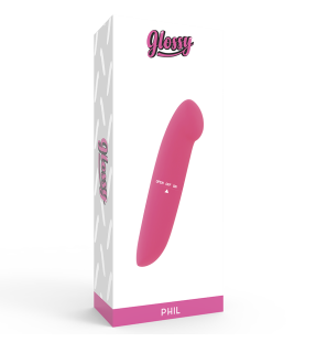 GLOSSY rosa Vibrator 13 cm – Bild 4