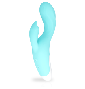 MIA Dresden vibrator 19,2 cm in turquoiseblauw