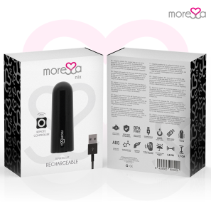 MORESSA Nix vibrator with remote control, black – image 7