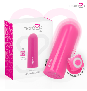 Vibromasseur multi-modes MORESSA rose avec télécommande – photo 1