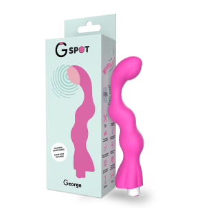 Pink Rubber G-spot Vibrator for Targeted Stimulation – image 1